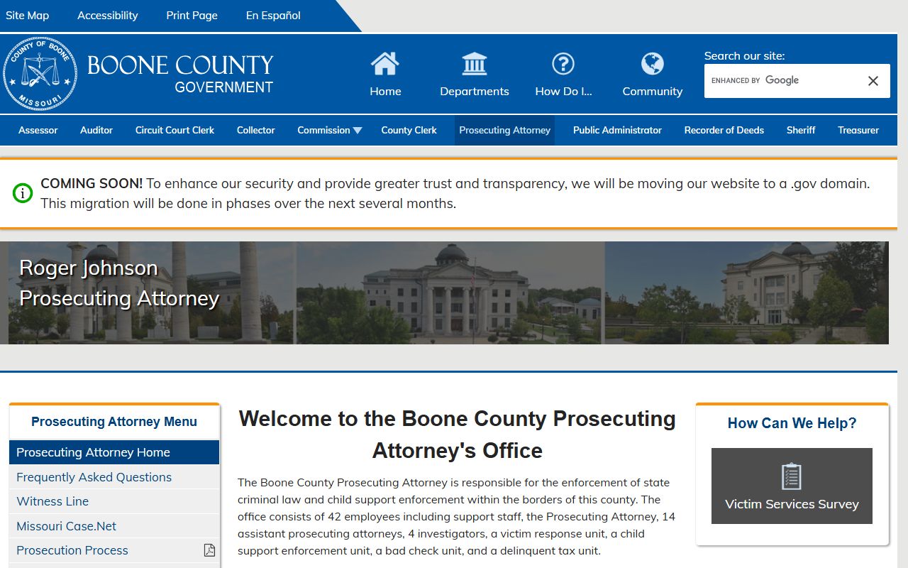 Boone County felony records - Boone County Prosecuting Attorney