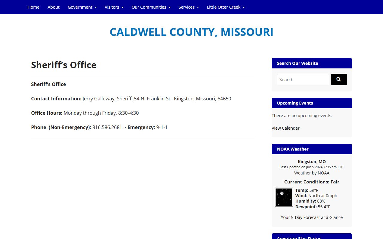 Caldwell County felony records - Caldwell County Sheriff's Office