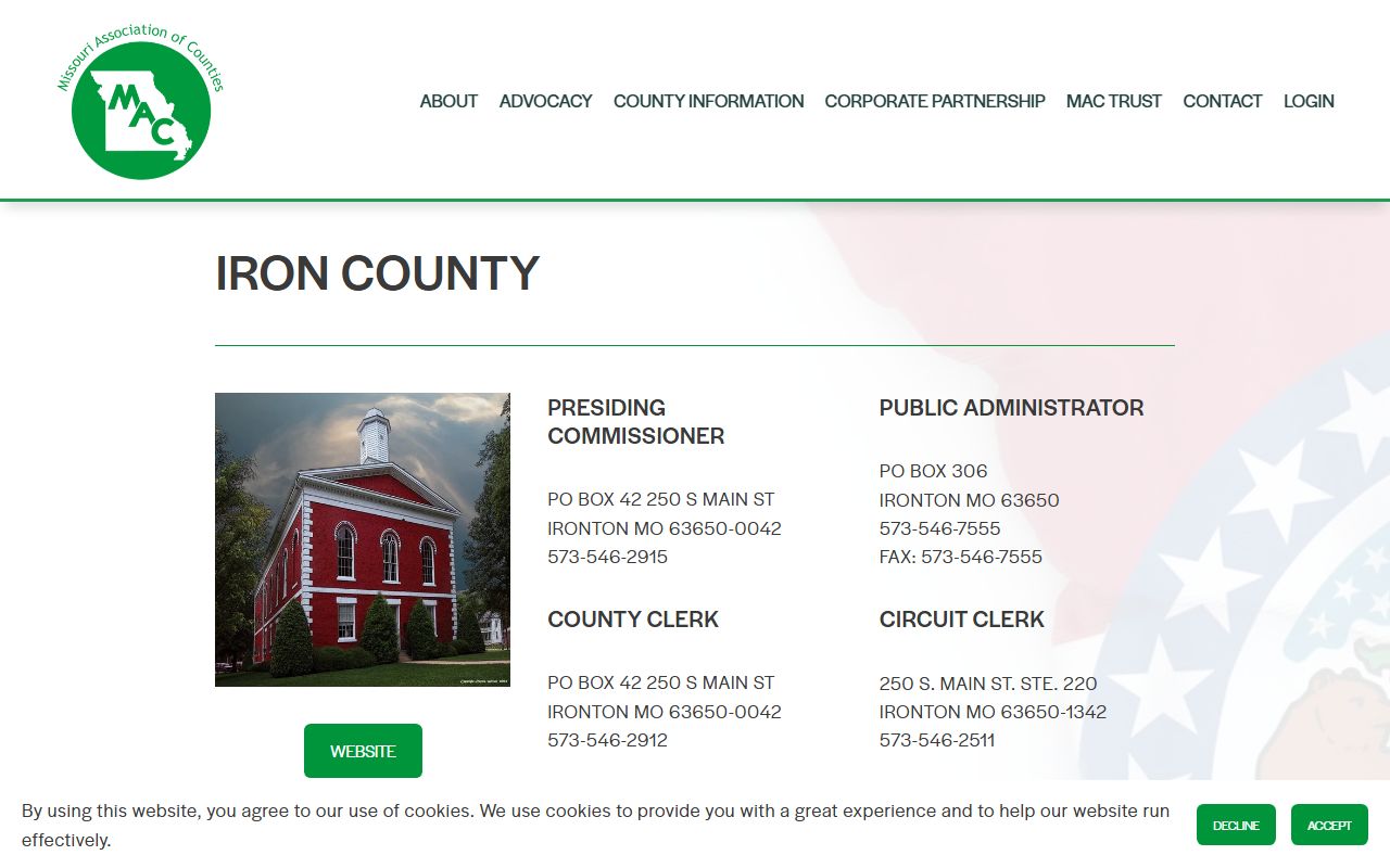 Iron County felony records - Iron County Circuit Clerk