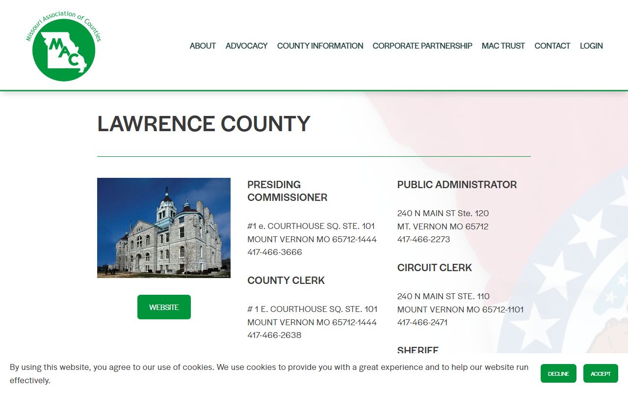 Lawrence County felony records - Lawrence County Circuit Clerk