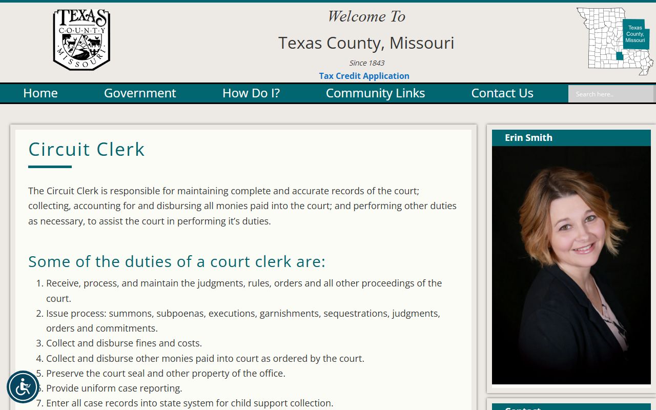 Texas County felony records - Texas County Circuit Clerk